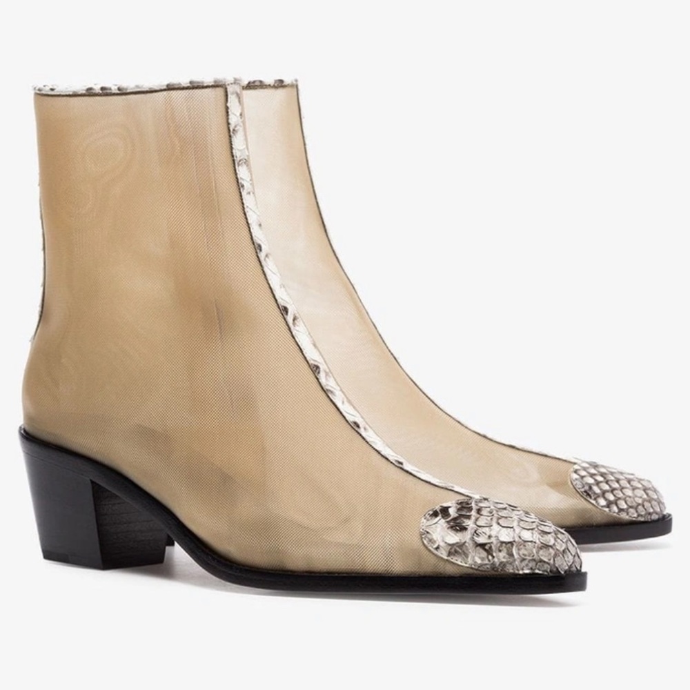 Boyy Melanese 60 Mesh Ankle Boots